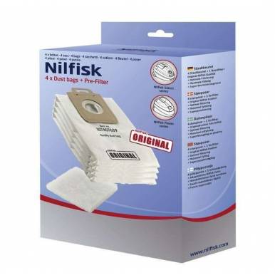 Nilfisk-bolsas de polvo para filtro de aspiradora, accesorio para