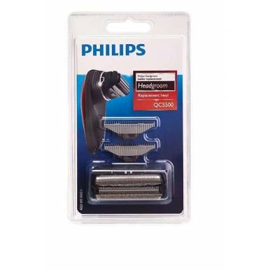 Conjunto de lâminas e folhas para cortadores de pele PHILIPS QC5500, QS6160