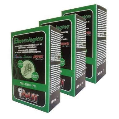 Offre Pack 3 Bioecologique Arôme de pin anti-écume, déodorant Vaporetto Lecoaspira Polti