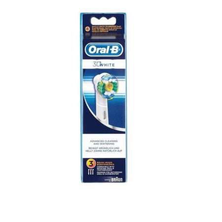 Braun Oral B 3D WHITE PACK Pack de 3 Cabezal BRAUN - 1