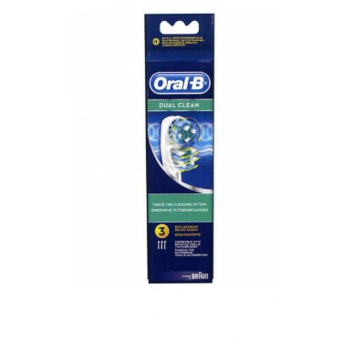 Braun Oral B DUAL CLEAN Pack de 3 Cabezal