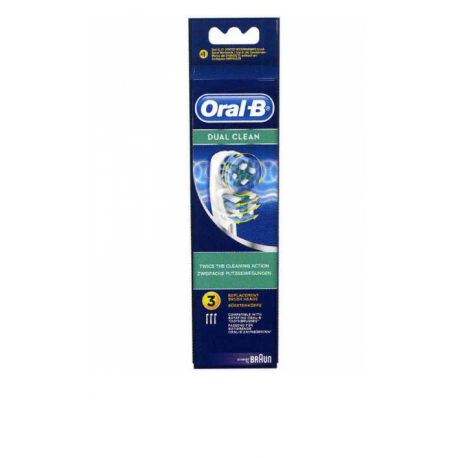Braun Oral B DUAL CLEAN Pack de 3 Cabezal BRAUN - 1