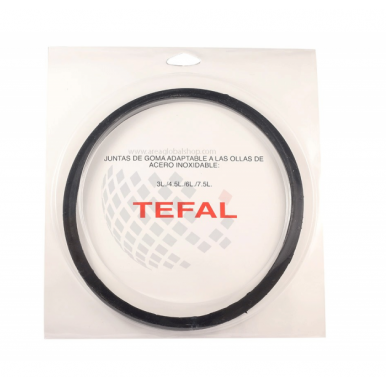 Junta  tapa olla Tefal modelo Óptima / Sensor 4.5l, 6l y 7l