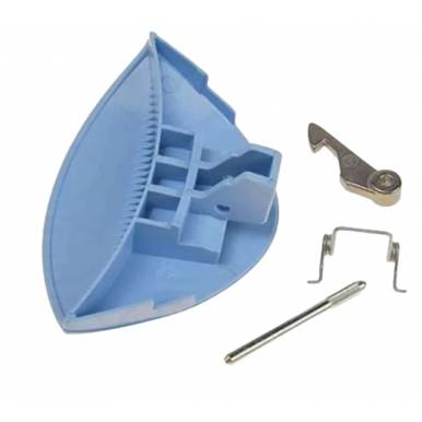 Manette de fermeture de porte de machine à laver Ariston, INDESIT série W94FR couleur bleu